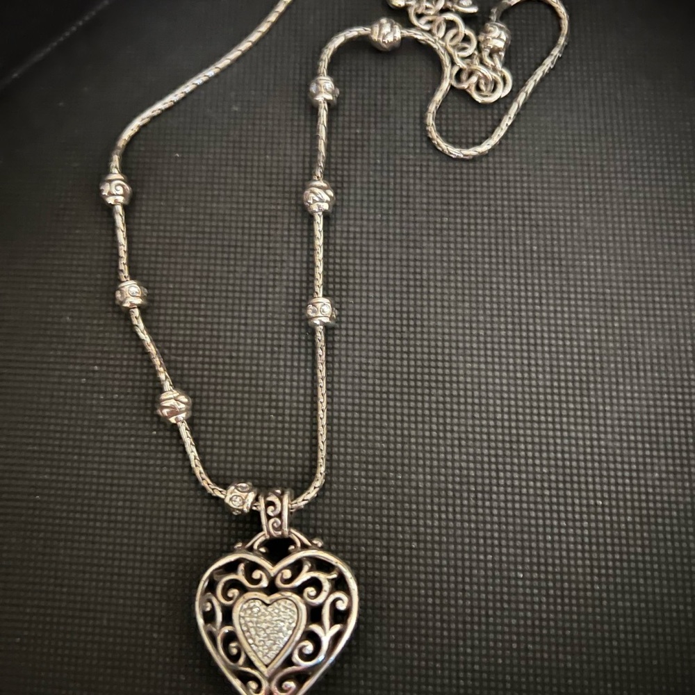 Brighton Reno Heart Necklace15” - 18”